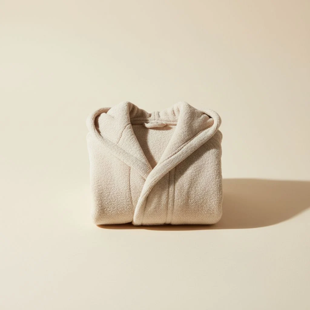 hooded bathrobe