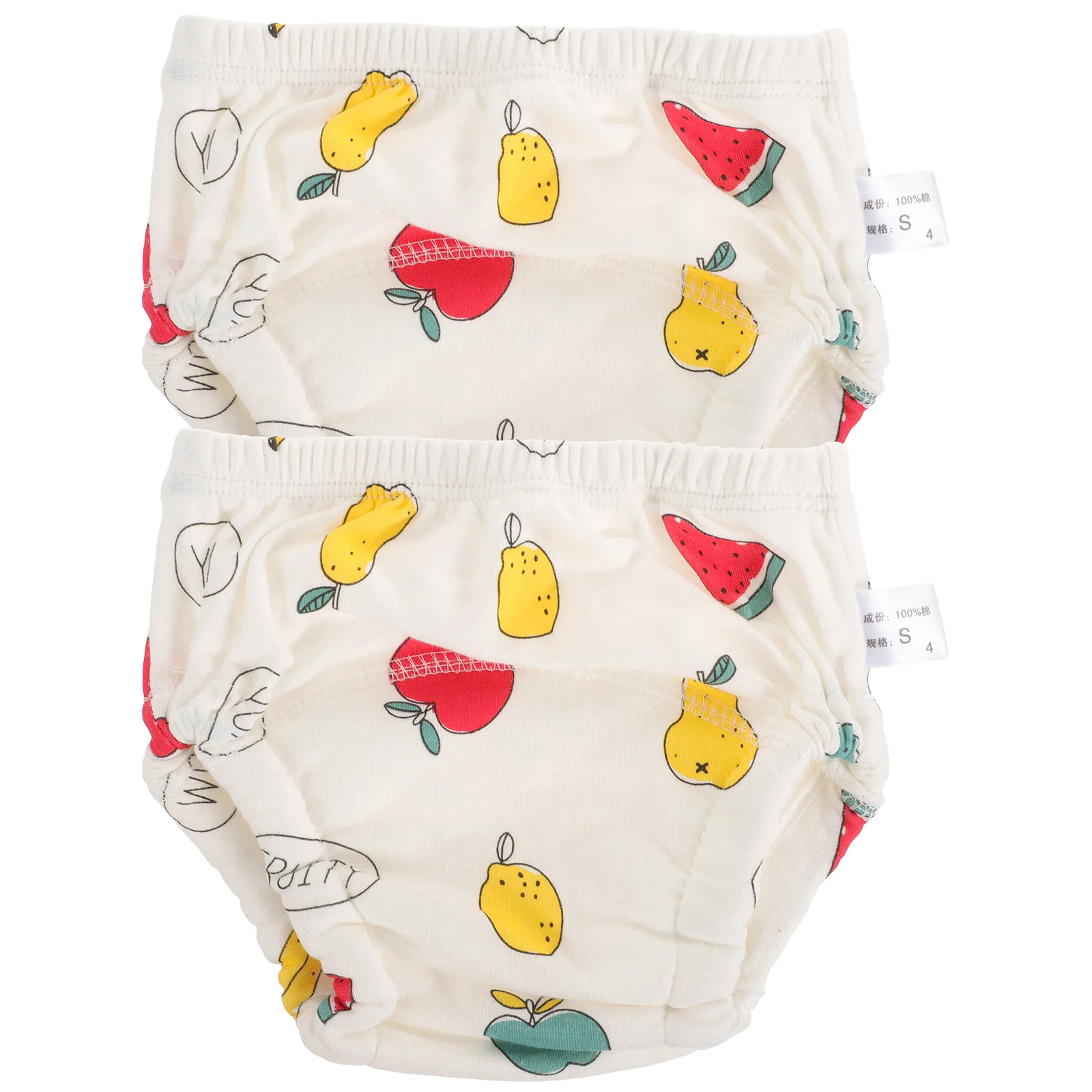 2 Pcs Baby Training Pants Newborn Diapers Washable for Toddler Cotton Pure Cloth