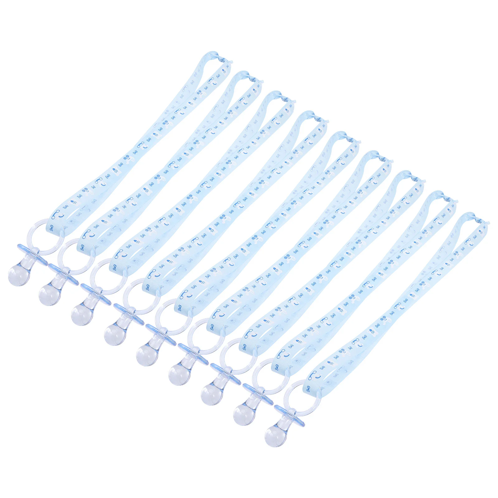 20Pcs Baby Pacifiers Necklace Baby Shower Party Favors Decors for Boys and Girls