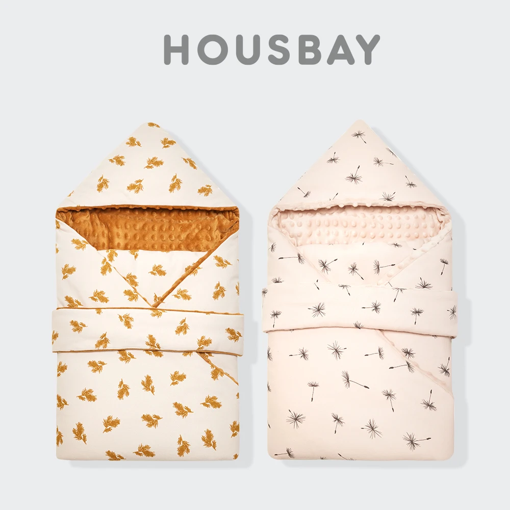 Baby Blanket Swaddle For Newborn Baby Swaddle Wrap 0-12 Months Newborn Sleeping Bag 100% Cotton Envelope For Discharge Winter