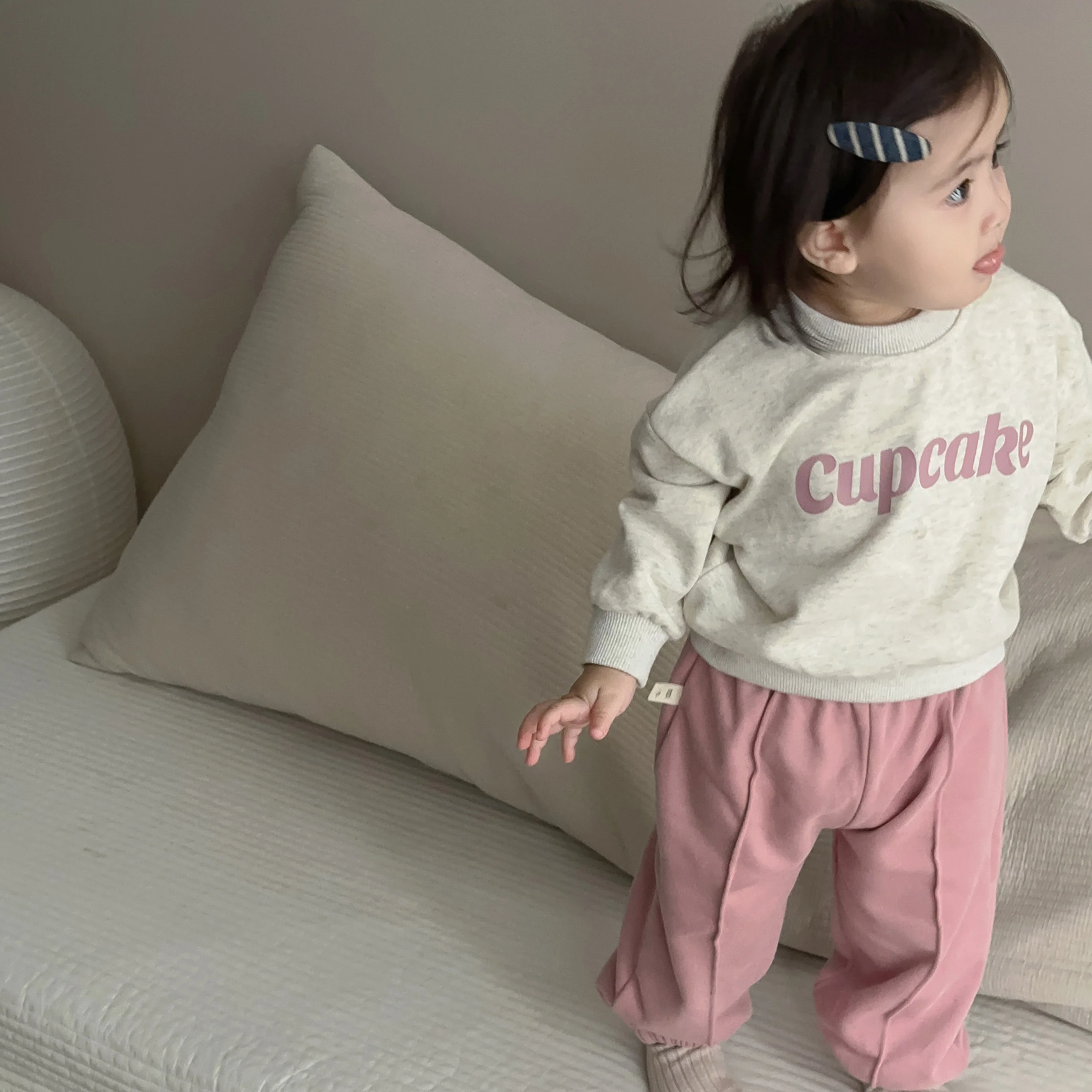 Boys’ and babies’ outdoor clothing, baby autumn clothing, 2023 autumn new Korean children’s clothing, baby sweater set