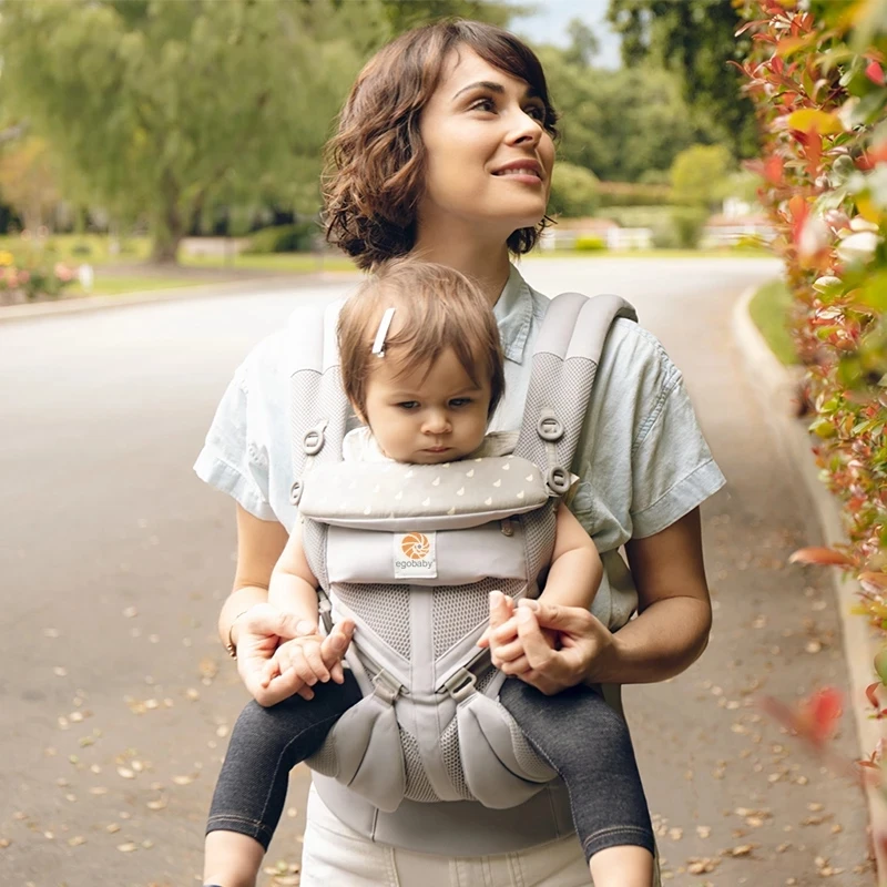 Breeze 360 Ergonomic Kid Kangaroo Infant Baby Carrier All Positions Sling Wrap Cool Air Mesh Cotton Backpack 0-36 Months Egobaby