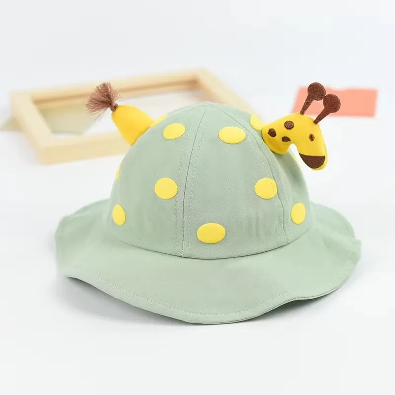 Children Deer Fisherman Hat Boys And Girls Cute Sunshade Baby Pot Hat