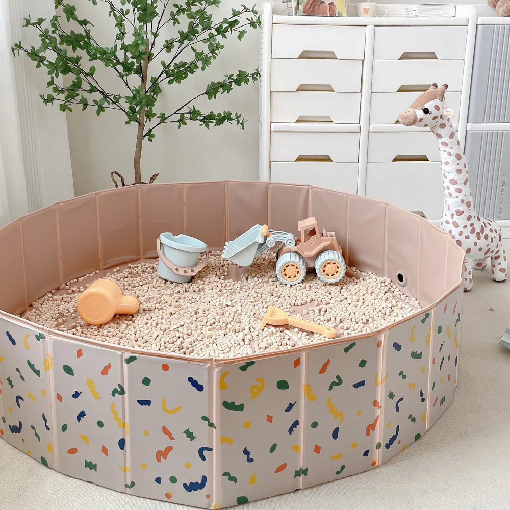 Children’s Ocean Ball Pool Indoor Baby Playpen Baby Family Ball Pool Foldable Outdoor Amusement Ball Pool Swimming Pool