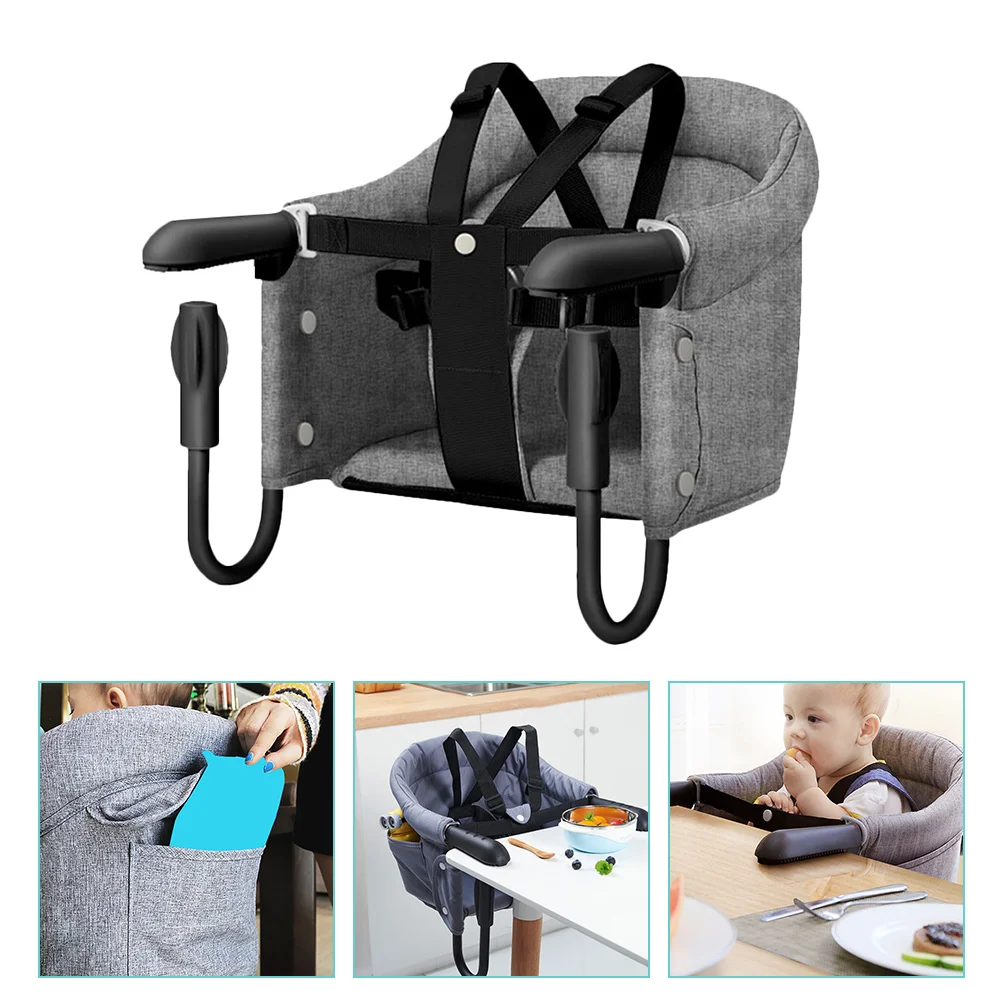Clip on High Chair to Table Baby Dining and Chairs Foldable Portable Attachable