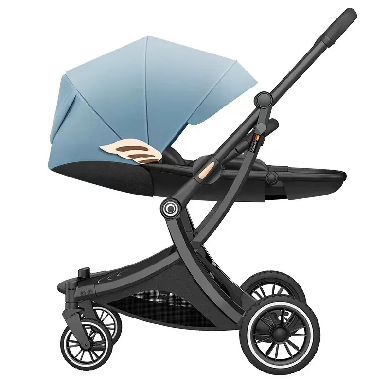 Eggshell Type Trolley Backrest Protection High View Baby Stroller Folding Portable Baby Cart Universal