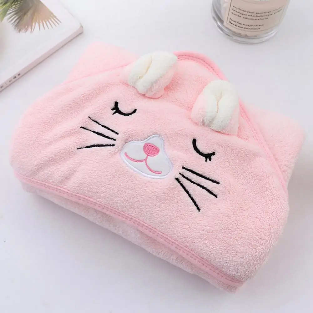 Hooded Bath Towel Design Bath Towel Super Soft Kids Hooded Bath Towel Quick Drying Water Absorbing Cartoon Shower Bathrobe Cloak