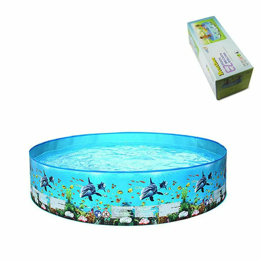Hot Newest Family Pool Blow Up Pool Swimming Pools Above Ground Folding Round Bathing Tub Outdoor For Adults Kids Fast Delivery