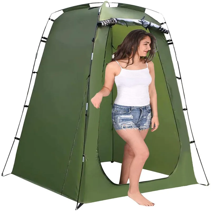 Portable Outdoor Shower Tent Portable Outdoor Shower Bath Changing Fitting Room Tent Shelter Camping Beach Privacy Toilet