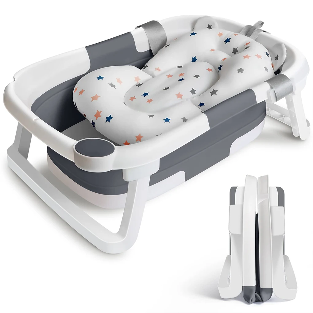 Portable Toddler s Bathing Solution Collapsible Baby Bathtub For Travel And Exploration Intelligent