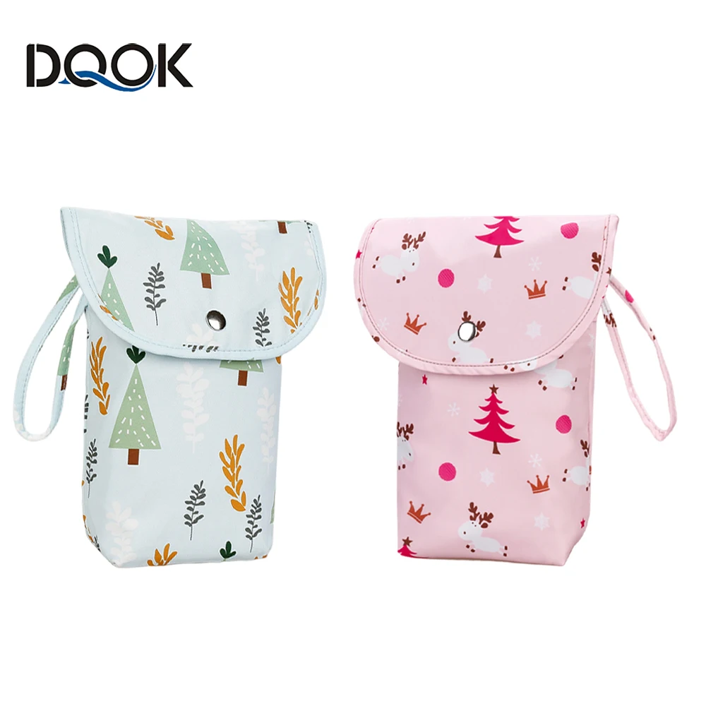 Waterproof and Reusable Baby Diaper Bag Baby Handbag Large Capacity Mommy Diaper Storage Bag Carrying Bag for Going Out