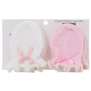 2 Pairs Baby Anti Scratching Soft Gloves Newborn Protection Face Scratch Mittens Infant Handguard Supplies WXTD