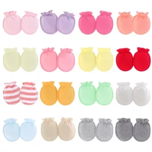 5Pair Baby Anti-Scratch Gloves Breathable Face Protective Gloves Newborn Product