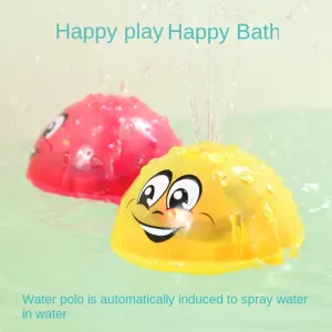 Baby Bath Toys Electric Inductive Water Spray Ball with Light Bathroom Bathtub Swimming Toy Toddler Infant Give it to the child