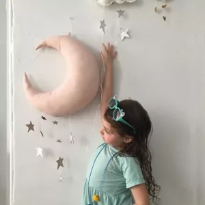 Baby Bed Hanging Toy Soft Star Moon crib Pendant Bed Bedding Set Ornament Lovely Cloud Wall Decor Stuffed Toys