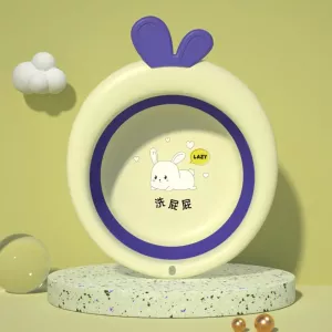 Baby Care Product Rabbit Cute Portable Lovely Baby Folding Washbasin Household Basin Infant Nursing Supplies Kids Bathtub