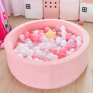 Baby Round Ocean Ball Pool Pit Indoor Playground Soft Toys Children's Playpen Fence Kids Safety Barrier Room Decor Birthday Gift