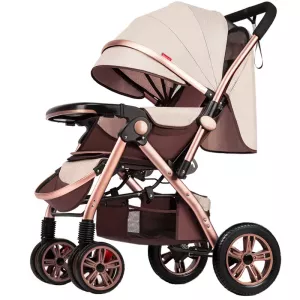 Baby Stroller 3-in-1 Simple and Fashionable Stroller Foldable Two-way High-quality Utility Safe and Comfortable Baby Stroller