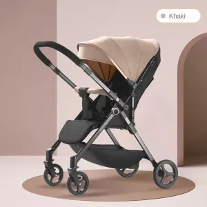 Baby Stroller Newborn Baby Two-way Swivel Seat Ultra-lightweight High Landscape Folding Four-wheeled Shock-absorbing Stroller