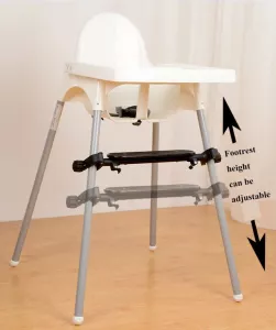 Baby sitting chair growing chairs for children meal seat feeding highchair footrest high-rise dinning chair foot rest cushion pa