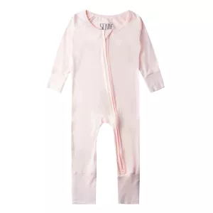 Bamboo Spandex Double Zipper Sleepers Children Toddler Sleepwear Rompers