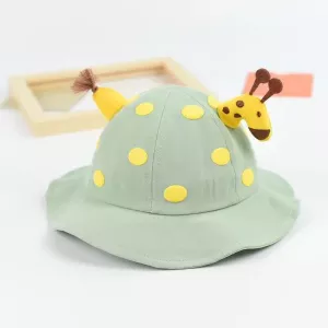 Children Deer Fisherman Hat Boys And Girls Cute Sunshade Baby Pot Hat