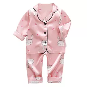 Children Pajamas Set Baby Suit Kids Clothes Cartoon Toddler Boys Girls Clothing Tops Shirts Pants Casual Home Wear Kids Pyjamas