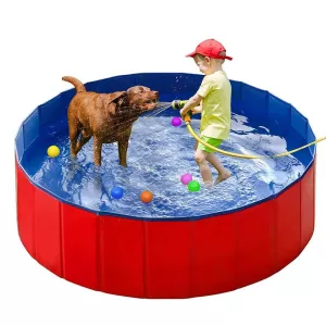Dog Pool Pet Bath Tub Outdoor Portable Foldable Swimming Pools Indoor Wash Bathing Collapsible Bathtub for Dogs Cats Kids