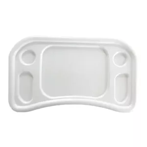High Chair Stroller Fast Dinning Tray Snack for Baby Dinner Plate Dining Kids White