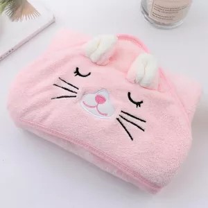 Hooded Bath Towel Design Bath Towel Super Soft Kids Hooded Bath Towel Quick Drying Water Absorbing Cartoon Shower Bathrobe Cloak