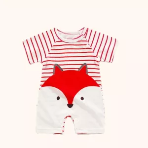 Newborn Baby Clothes Girl Boy 100% Cotton Jumpsuit Summer Short Sleeve Romper 0-12 Month Infant Toddler Pajamas One Piece Outfit