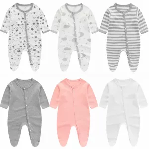 Newborn Girl Romper 2023 New Autumn and Winter CottonInfant Clothes Soft Baby Onepiece Cartoon Baby Boy Clothes 0 to 9 Months