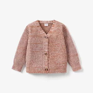 PatPat Baby Knit Cardigans Button Sweater Coat Suitable for Summer Season Soft and Comfortable Perfect for Outings