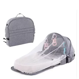 Portable Baby Crib Newborn Baby Bed Folding Travel Beds Nest Infant Bassinet Cot With Toys Mosquito Net Cribs For Baby Sleeping