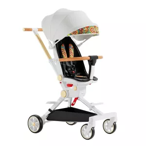 Portable Stroller Can Sit and Lie Down Scooter Newborn Baby Two-way Seat High Landscape Lightweight Folding Baby Stroller