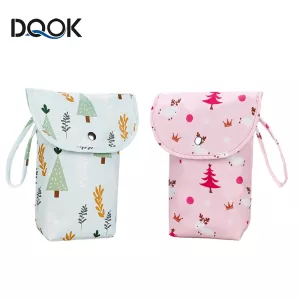 Waterproof and Reusable Baby Diaper Bag Baby Handbag Large Capacity Mommy Diaper Storage Bag Carrying Bag for Going Out