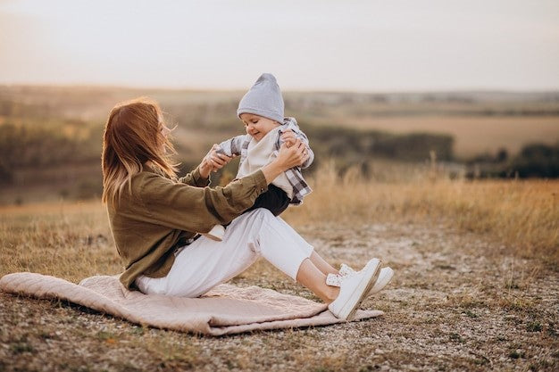 Mother Holding Baby